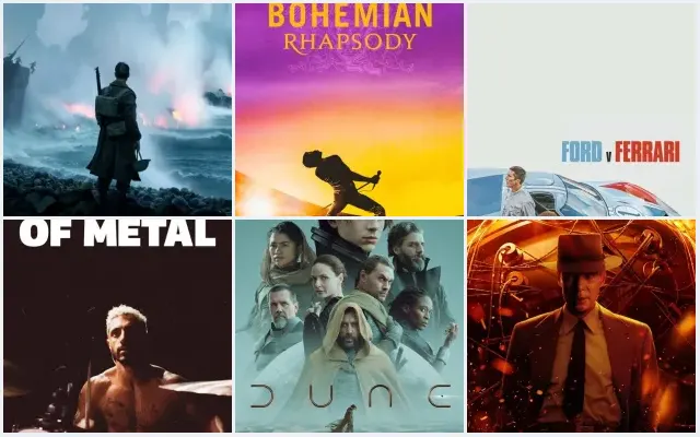 6 Best Oscar Best Sound Winning Movies