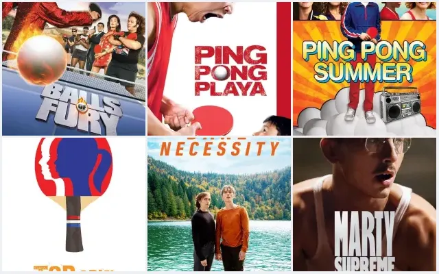 6 Best Table Tennis and Ping Pong Movies