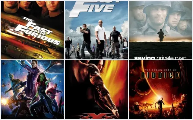 Vin Diesel – 10 Best Movies